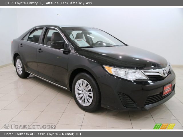 2012 Toyota Camry LE in Attitude Black Metallic