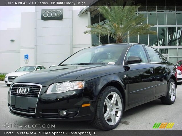 2007 Audi A4 2.0T Sedan in Brilliant Black