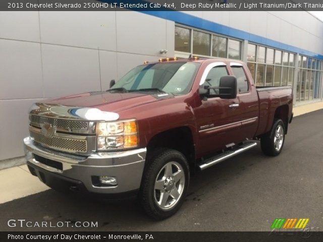 2013 Chevrolet Silverado 2500HD LT Extended Cab 4x4 in Deep Ruby Metallic