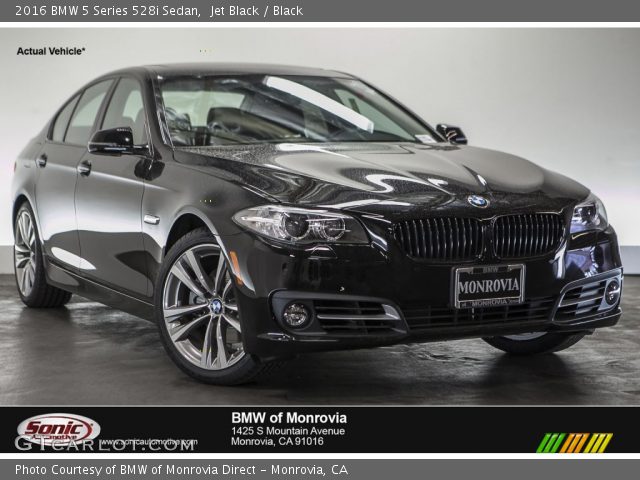 2016 BMW 5 Series 528i Sedan in Jet Black