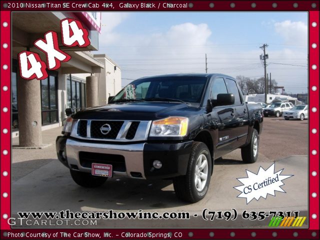 2010 Nissan Titan SE Crew Cab 4x4 in Galaxy Black