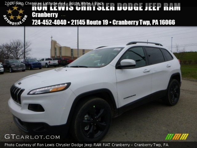 2016 Jeep Cherokee Latitude 4x4 in Bright White