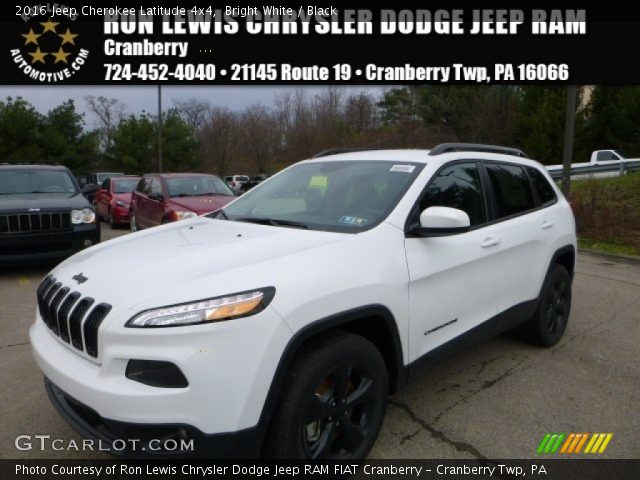 2016 Jeep Cherokee Latitude 4x4 in Bright White