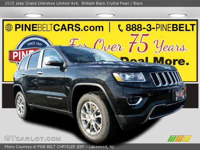 2015 Jeep Grand Cherokee Limited 4x4 in Brilliant Black Crystal Pearl