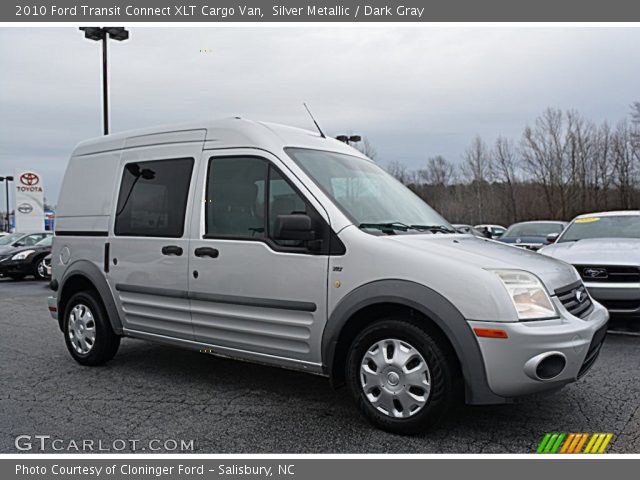2010 Ford Transit Connect XLT Cargo Van in Silver Metallic