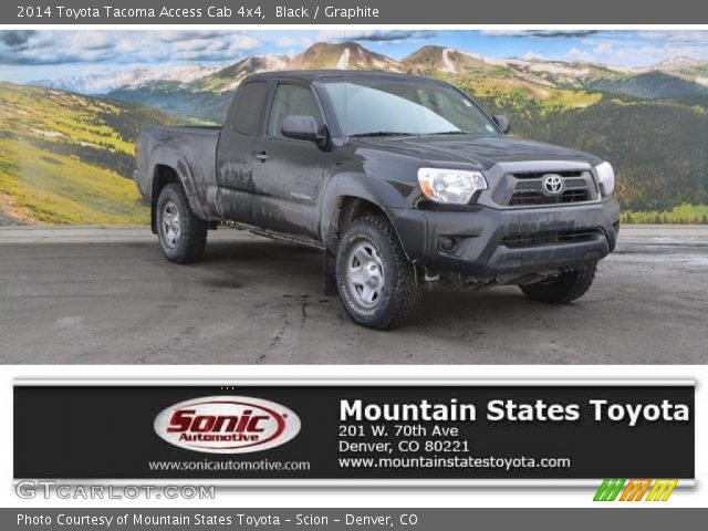 2014 Toyota Tacoma Access Cab 4x4 in Black