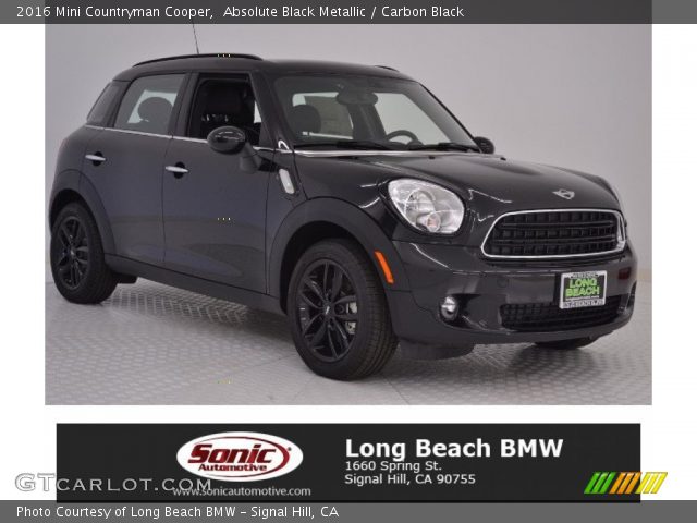 2016 Mini Countryman Cooper in Absolute Black Metallic