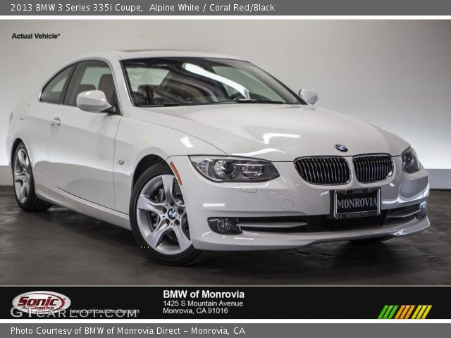 2013 BMW 3 Series 335i Coupe in Alpine White