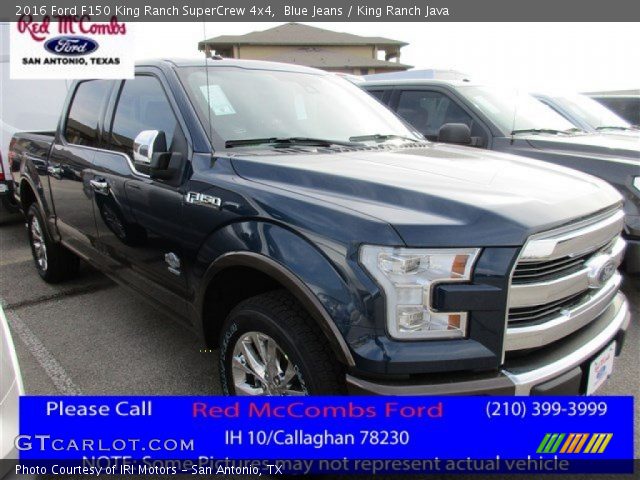 2016 Ford F150 King Ranch SuperCrew 4x4 in Blue Jeans