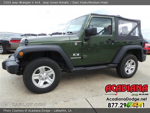 2009 Jeep Wrangler X 4x4 in Jeep Green Metallic
