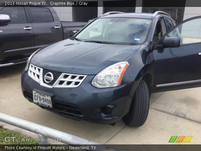 2013 Nissan Rogue SV in Graphite Blue