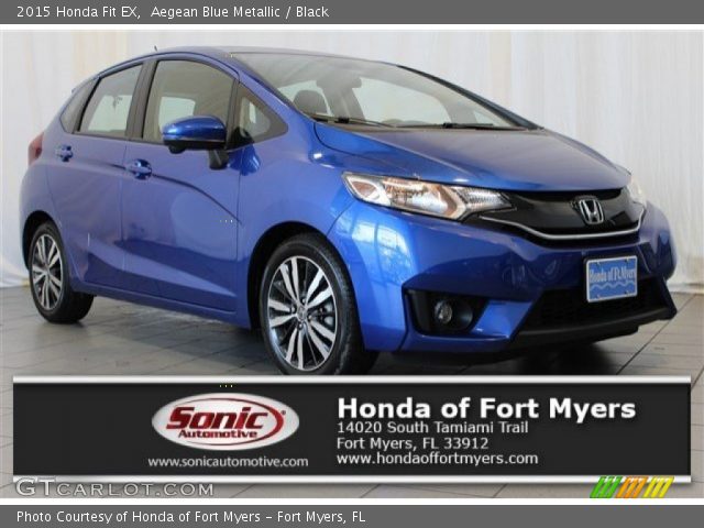 2015 Honda Fit EX in Aegean Blue Metallic