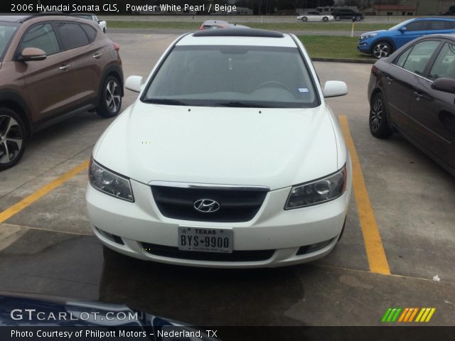 2006 Hyundai Sonata GLS in Powder White Pearl