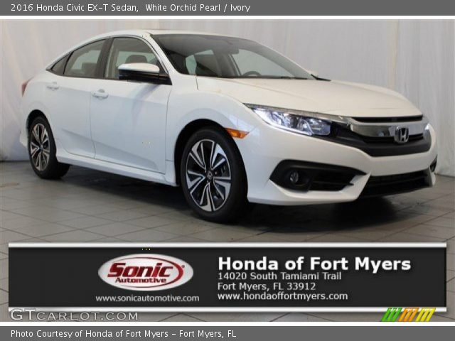 2016 Honda Civic EX-T Sedan in White Orchid Pearl