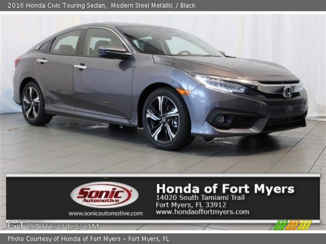 2016 Honda Civic Touring Sedan in Modern Steel Metallic