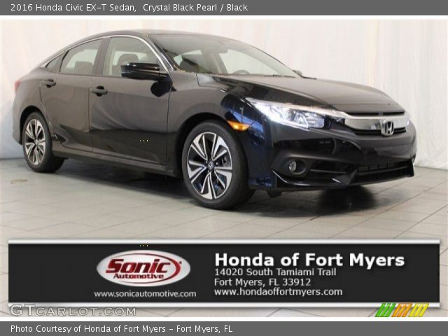 2016 Honda Civic EX-T Sedan in Crystal Black Pearl