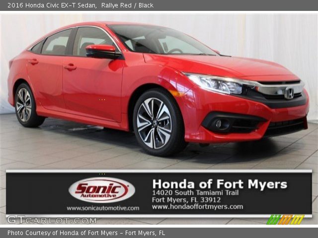 2016 Honda Civic EX-T Sedan in Rallye Red