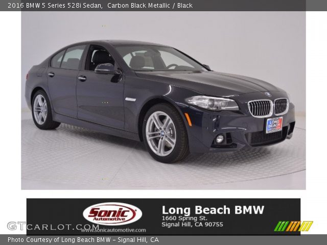 2016 BMW 5 Series 528i Sedan in Carbon Black Metallic