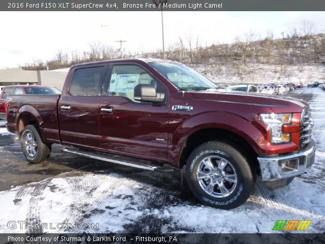 2016 Ford F150 XLT SuperCrew 4x4 in Bronze Fire