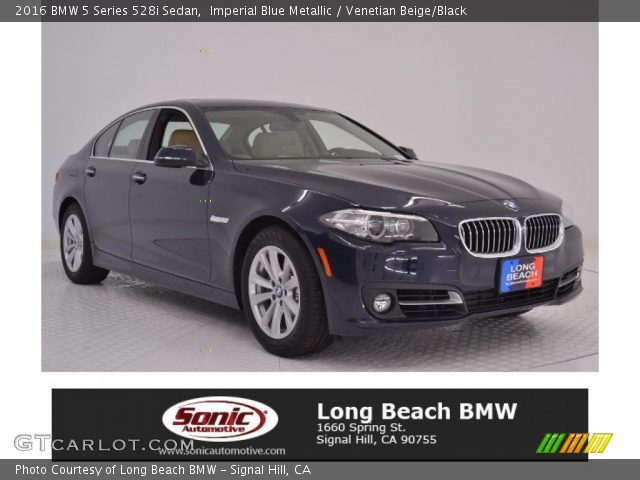 2016 BMW 5 Series 528i Sedan in Imperial Blue Metallic