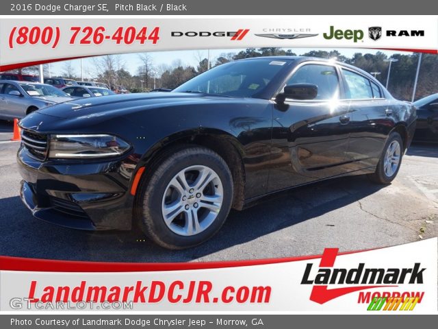 2016 Dodge Charger SE in Pitch Black