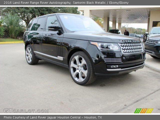 2016 Land Rover Range Rover Autobiography in Santorini Black Metallic