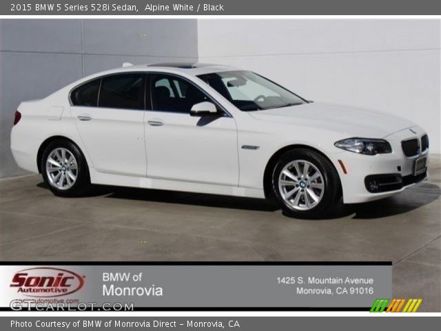 2015 BMW 5 Series 528i Sedan in Alpine White