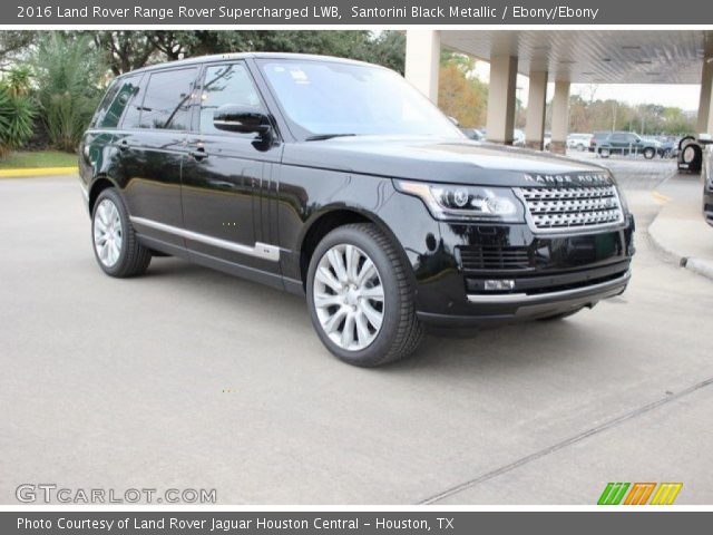 2016 Land Rover Range Rover Supercharged LWB in Santorini Black Metallic