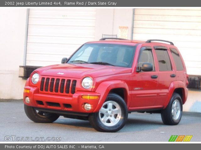 2002 Jeep Liberty Limited 4x4 in Flame Red
