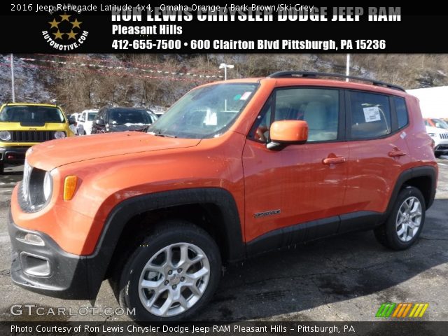 2016 Jeep Renegade Latitude 4x4 in Omaha Orange