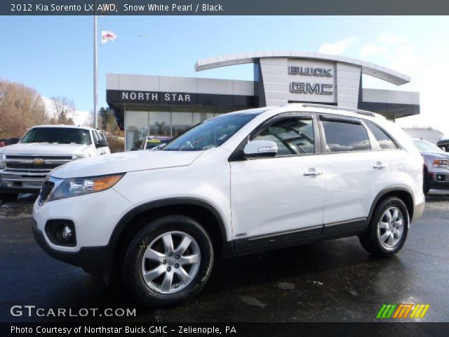 2012 Kia Sorento LX AWD in Snow White Pearl