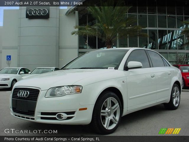 2007 Audi A4 2.0T Sedan in Ibis White