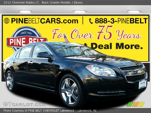 2012 Chevrolet Malibu LT in Black Granite Metallic