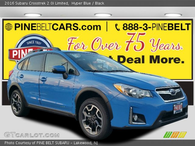 2016 Subaru Crosstrek 2.0i Limited in Hyper Blue