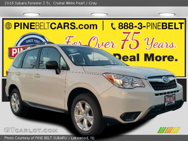 2016 Subaru Forester 2.5i in Crystal White Pearl