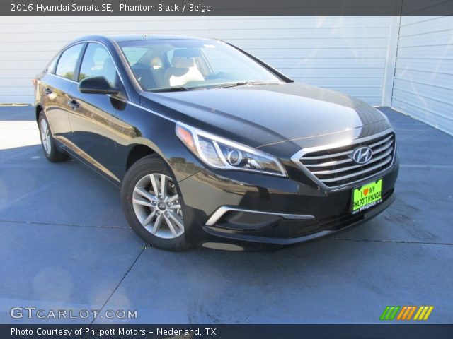 2016 Hyundai Sonata SE in Phantom Black
