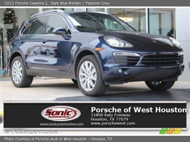 2013 Porsche Cayenne S in Dark Blue Metallic