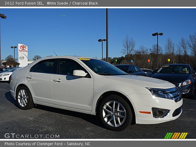 2012 Ford Fusion SEL in White Suede