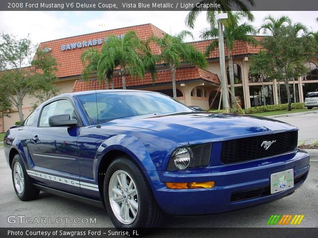 2008 Ford Mustang V6 Deluxe Coupe in Vista Blue Metallic