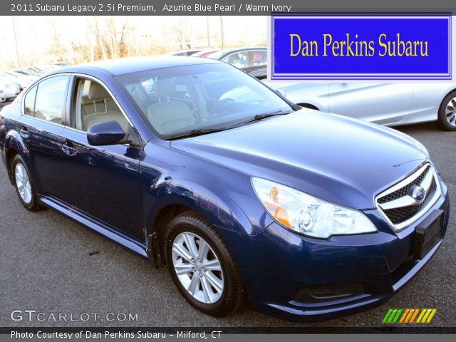 2011 Subaru Legacy 2.5i Premium in Azurite Blue Pearl
