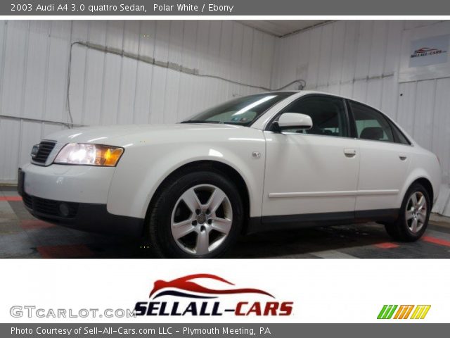 2003 Audi A4 3.0 quattro Sedan in Polar White