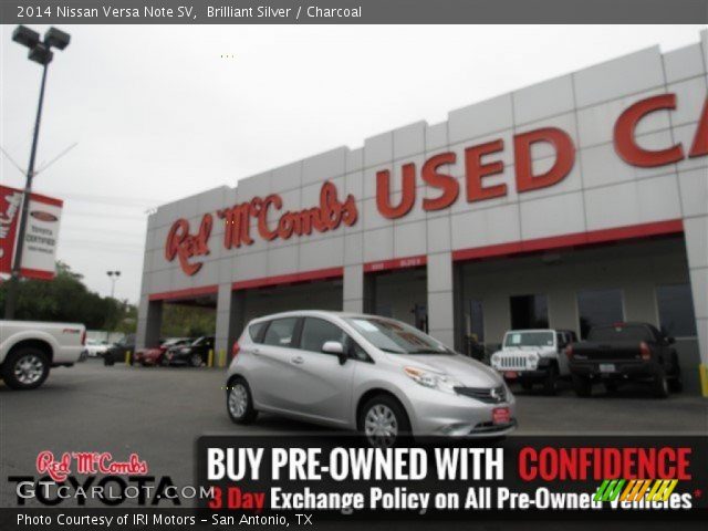 2014 Nissan Versa Note SV in Brilliant Silver