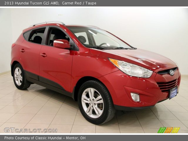 2013 Hyundai Tucson GLS AWD in Garnet Red