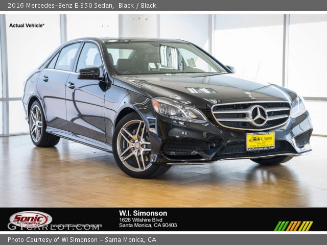 2016 Mercedes-Benz E 350 Sedan in Black