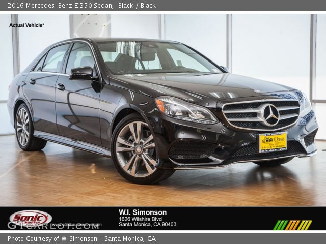 2016 Mercedes-Benz E 350 Sedan in Black