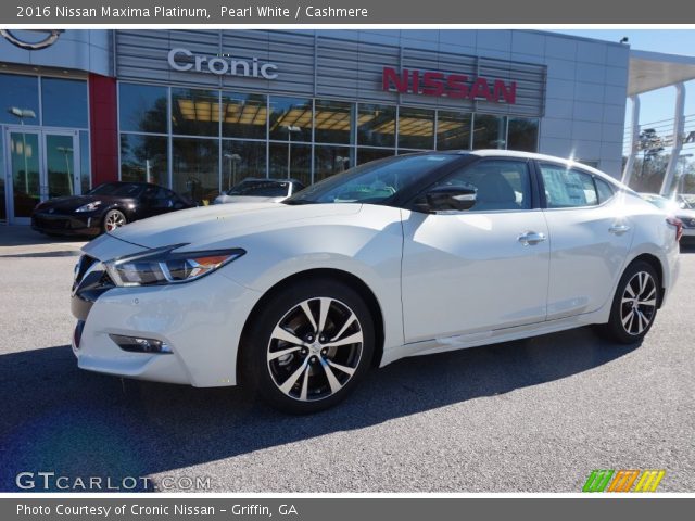 2016 Nissan Maxima Platinum in Pearl White