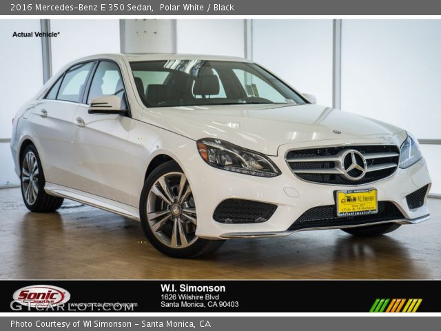 2016 Mercedes-Benz E 350 Sedan in Polar White