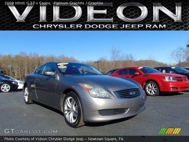 2009 Infiniti G 37 x Coupe in Platinum Graphite