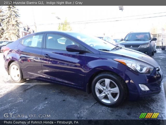 2012 Hyundai Elantra GLS in Indigo Night Blue