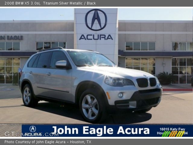 2008 BMW X5 3.0si in Titanium Silver Metallic